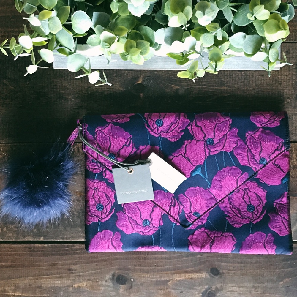 Anthropology Monserat De Lucca Envelope Clutch Bag